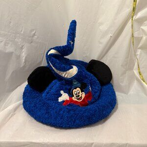 Disney Parks Sorcerer Mickey Fantasia Blue Hat Youth 56cm Plush